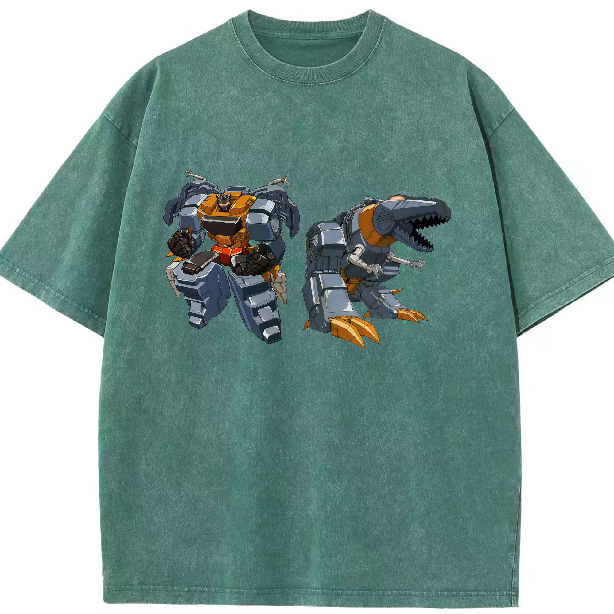 （画像用）  綿100% ヴィンテージ風 半袖Tシャツ（フロントプリント）